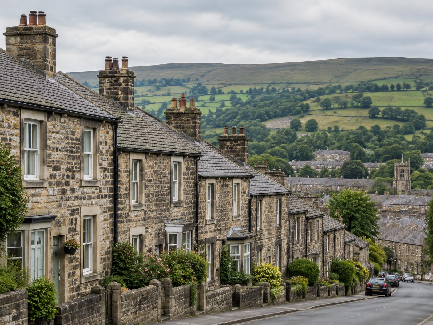 Skipton stone terraces